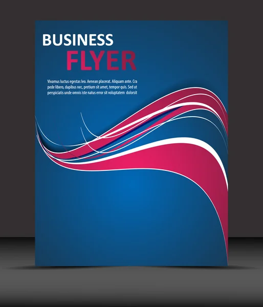 Professionelle Business-Flyer-Vorlage oder Corporate Banner — Stockvektor