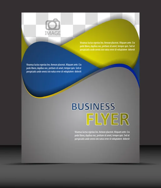 Professionelle Business-Flyer-Vorlage oder Corporate Banner — Stockvektor