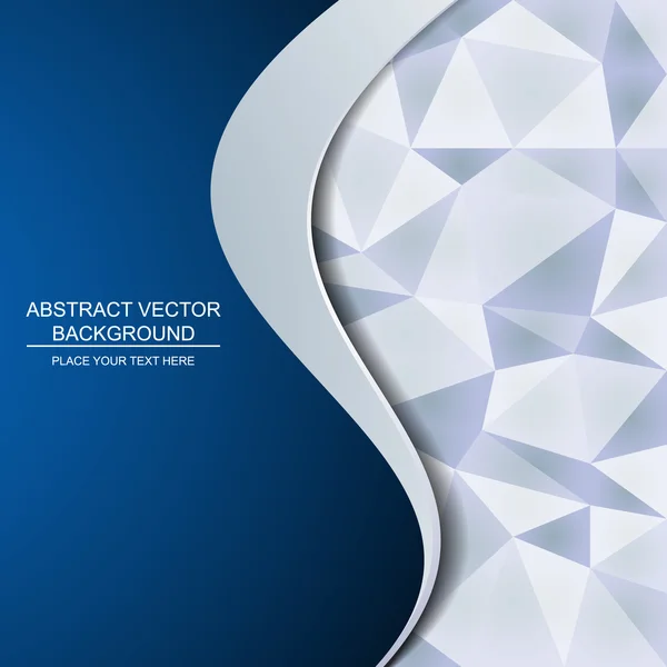 Abstrakt geometrisk polygonal bakgrund — Stock vektor