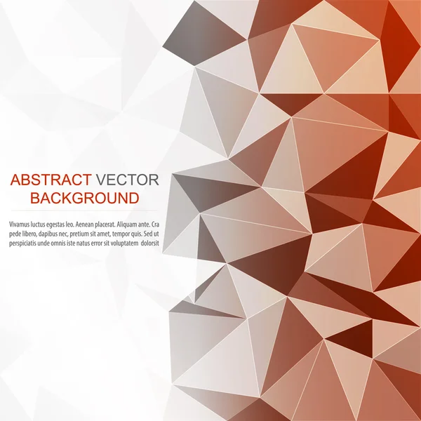 Fondo poligonal geométrico abstracto — Archivo Imágenes Vectoriales