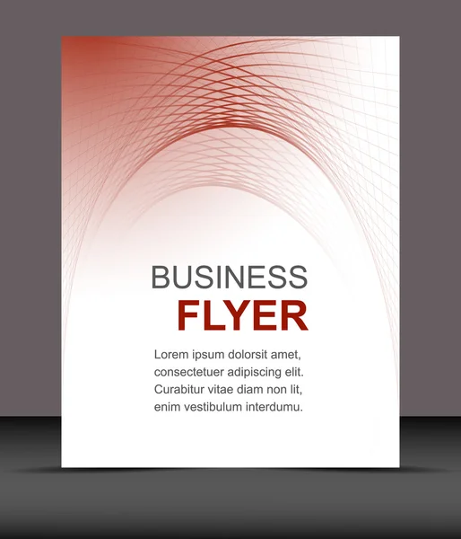 Professionelle Business-Flyer-Vorlage oder Corporate Banner — Stockvektor