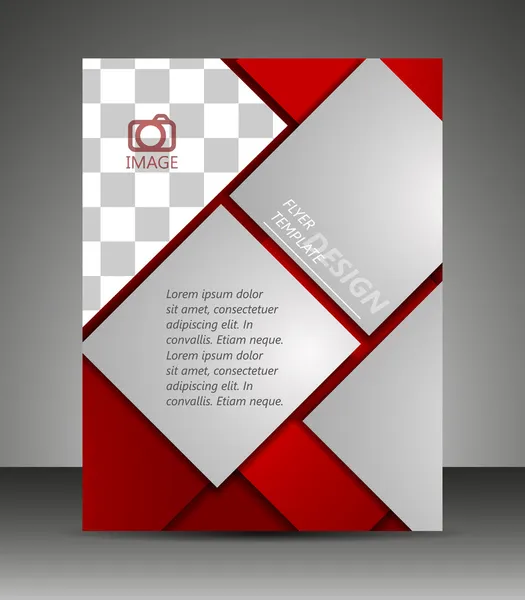 Professionele sjabloon folder of corporate banner, brochure — Stockvector