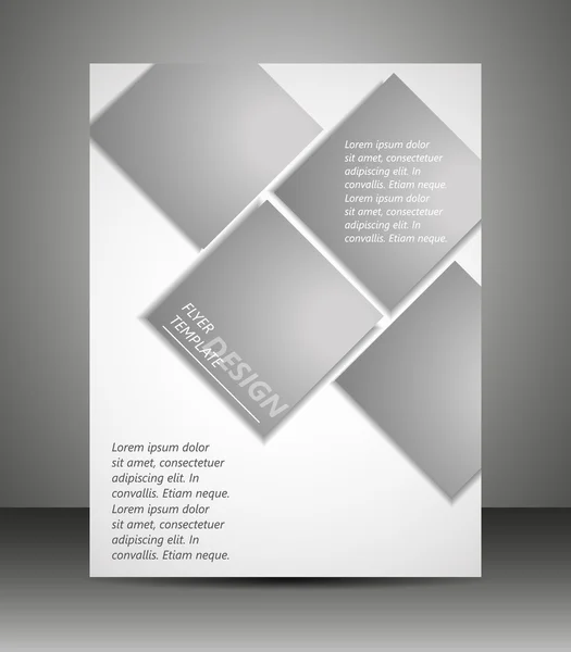 Professionell verksamhet flygblad mall eller företags banner, broschyr — Stock vektor
