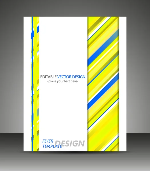 Profesionální obchodní flyer šablony nebo firemní banner, brožura — Stockový vektor