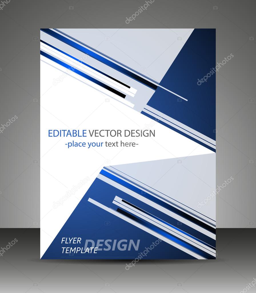 Professional business flyer template or corporate banner, brochure