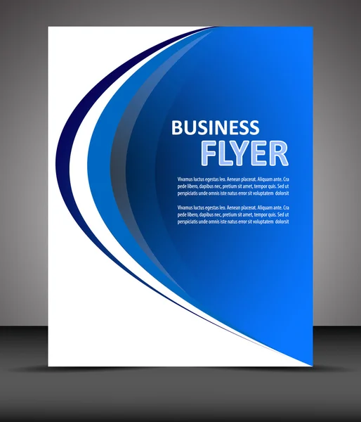 Professionelle Flyer-Vorlage oder Corporate Banner, Coverdesign — Stockvektor