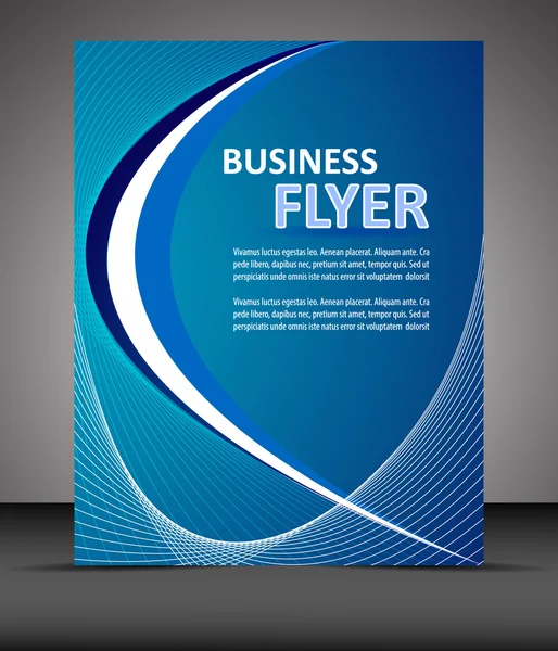 Modèle de dépliant professionnel d'affaires ou bannière d'entreprise, conception de couverture — Image vectorielle