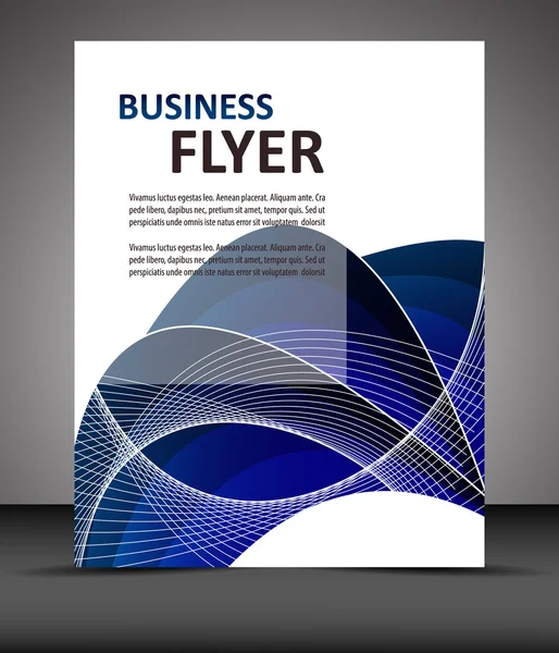 Professionelle Flyer-Vorlage oder Corporate Banner, Coverdesign — Stockvektor