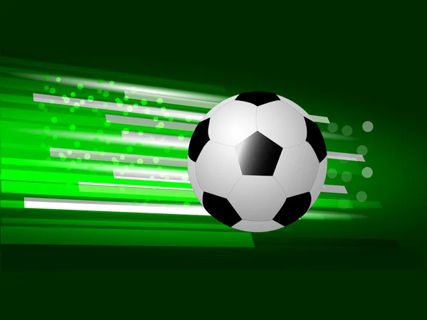 Vektor Hintergrund mit Fußball — Stockvektor