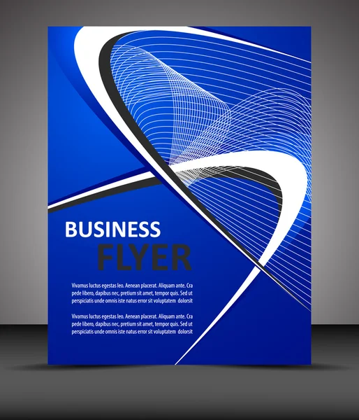 Professionelle Business-Flyer-Vorlage oder Corporate Banner — Stockvektor