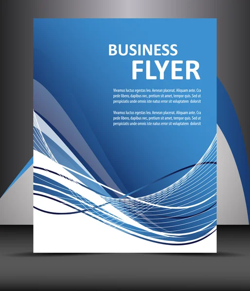 Professionelle Business-Flyer-Vorlage oder Corporate Banner — Stockvektor