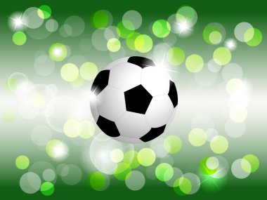 Soccer ball vector background