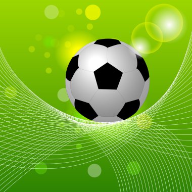 Soccer ball vector background