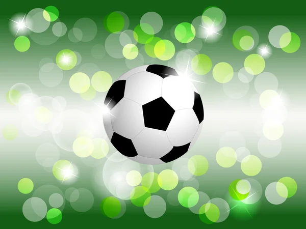 Calcio palla vettore sfondo — Vettoriale Stock