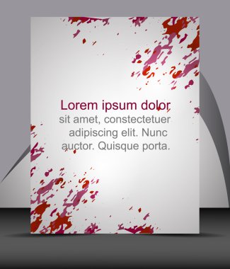 iş ilanı şablonu, kapak tasarımı, broşür grunge etkisi ile