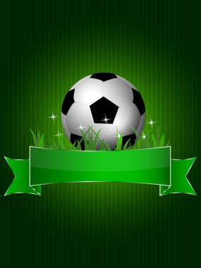 Soccer ball vector background