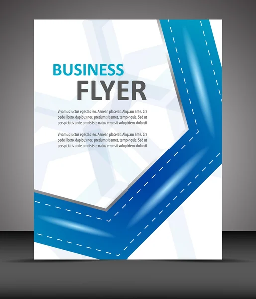 Modello di business flyer professionale o banner aziendale — Vettoriale Stock