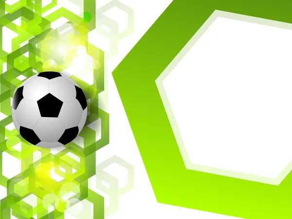 Soccer ball vector background — Stok Vektör