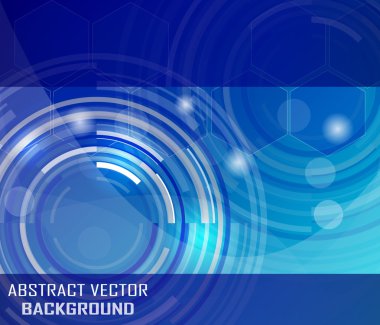 dairesel elemanları ile tasarlamak vektör arka plan