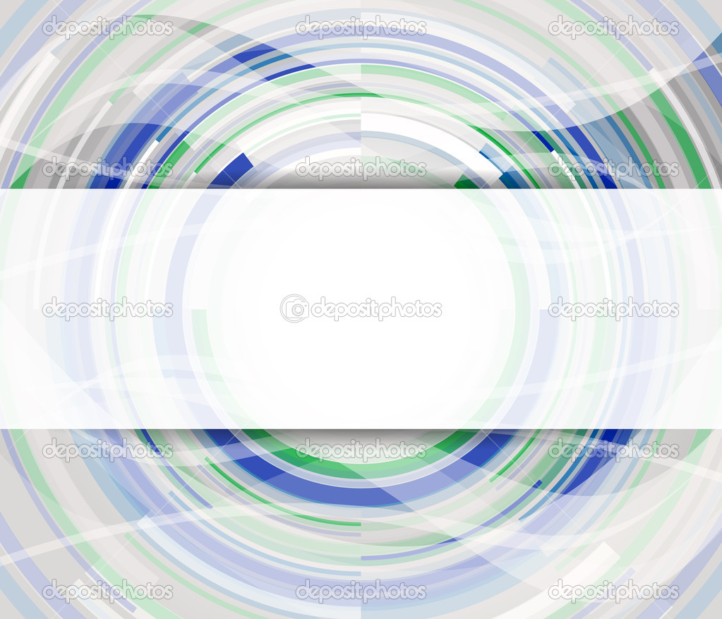 Abstract vector background with circular elements