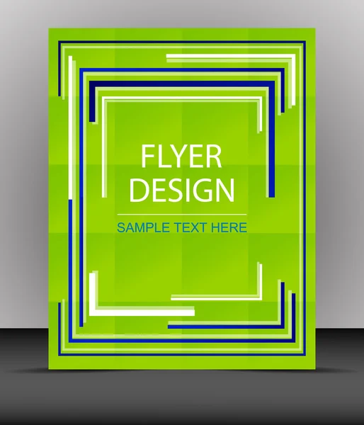 Cover design, business flygblad mall eller företags banner, mapp — Stock vektor