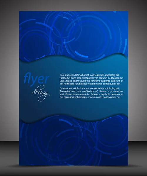 Business flyer sjabloon of corporate banner, de omslag voor ontwerpen, brochure — Stockvector