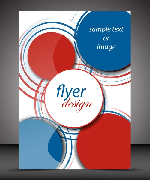 Empresa A4 cubierta del folleto, folleto folleto de diseño — Vector de stock