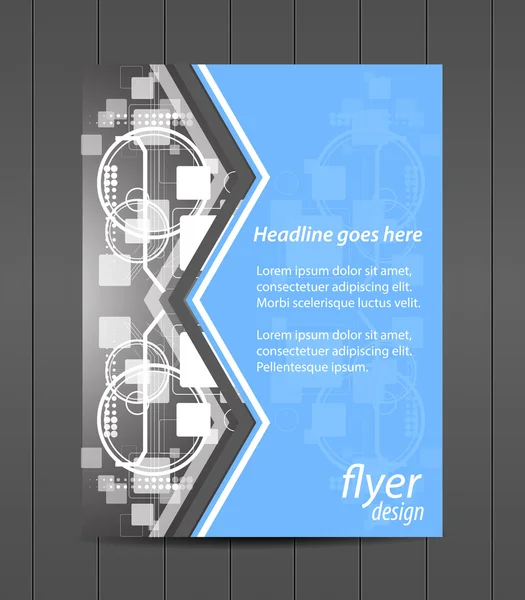 Profesionální obchodní flyer šablony nebo firemní banner, obalový design — Stockový vektor