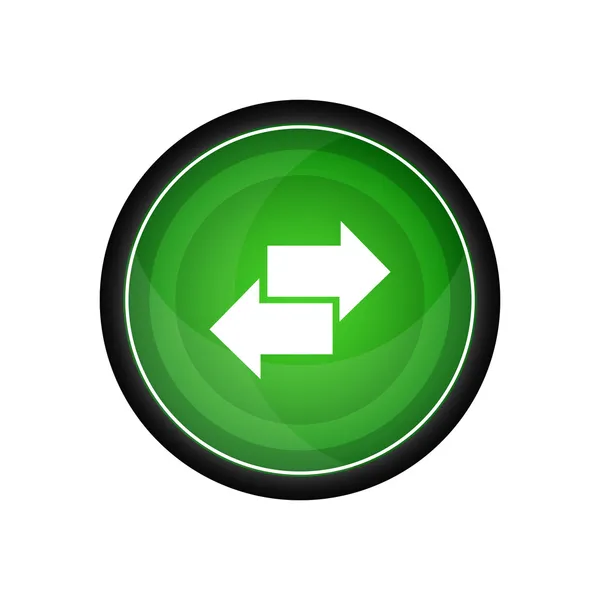 Glanzende vector icon, knop — Stockvector