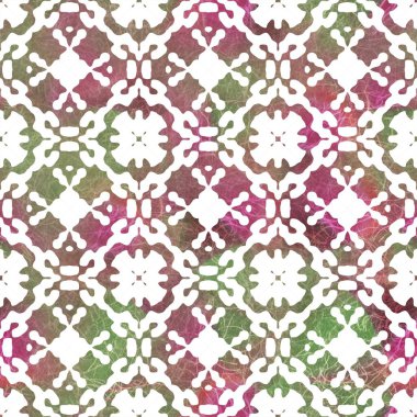 Renkli iç duvar fayans tarzı yüzeysel desen dizaynı için pürüzsüz beyaz