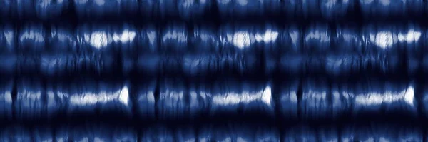 无缝线靛蓝领带染料1970年代时髦嬉皮士重复图案，表面设计和印刷用 — 图库照片