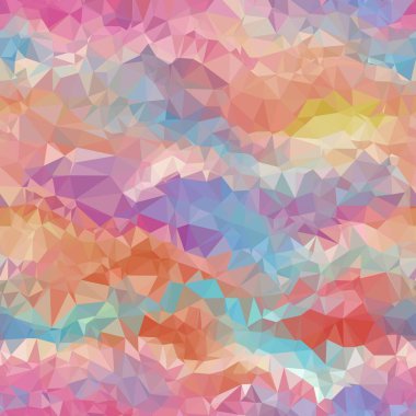 Yüzey deseni ve yazdırma için kusursuz üçgen deseni