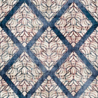 Parmak izi için kusursuz damaske motifi Viktorya tarzı yüzey deseni tasarımı