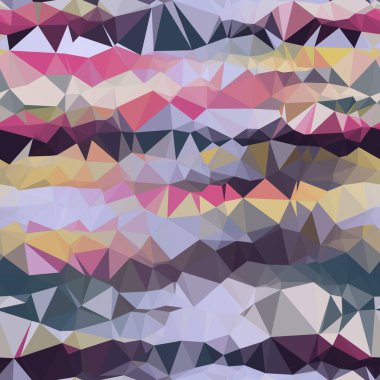 Yüzey deseni ve yazdırma için kusursuz üçgen deseni