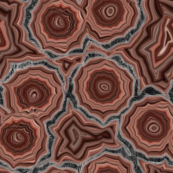 Бесшовные полосы агат геода мраморной породы с серым камнем края рисунок поверхности для печати — стоковое фото
