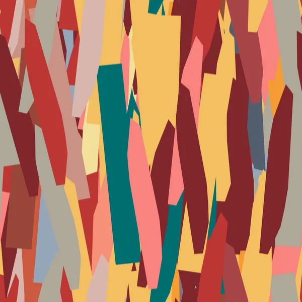 Naadloos funky expressief en energiek papier gesneden collage oppervlak patroon ontwerp voor afdruk — Stockfoto