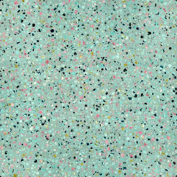 Sömlös modern abstrakt slumpmässig terrazzo mönster swatch — Stockfoto