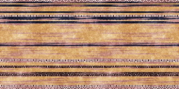 Listra étnica tribal sem costura design padrão de superfície de borda grungy para impressão — Fotografia de Stock