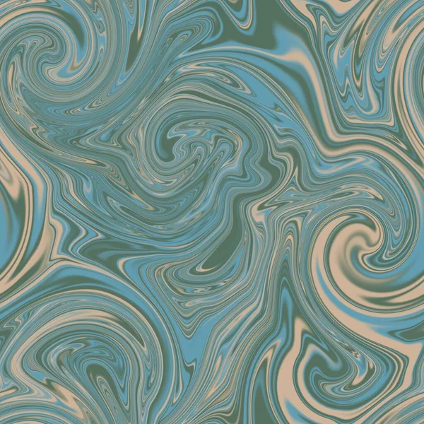 Seamless twirly swirly abstract liquid marble surface pattern design for print — Stock Photo, Image