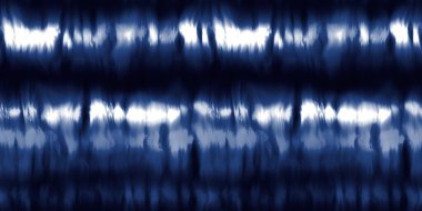 Kusursuz çivit mavisi kravat boyası 1970 'lerin funky hippi yineleme desen örneği yüzey tasarımı ve baskısı için