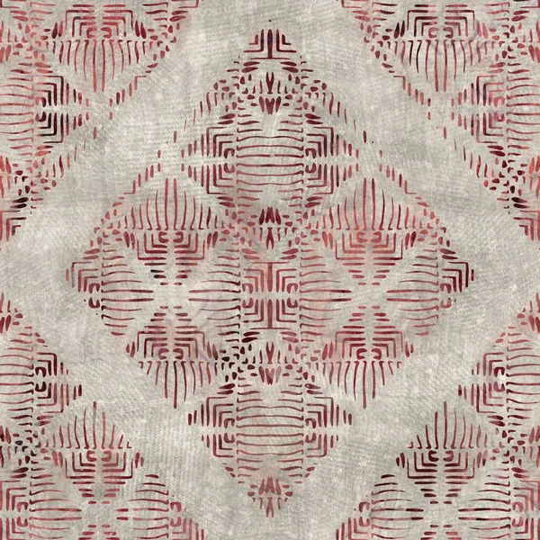 表面图案设计和印刷用的无缝隙部族锦缎地毯主题 — 图库照片