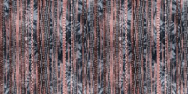 Parmak izi için pürüzsüz kabile etnik çizgileri.