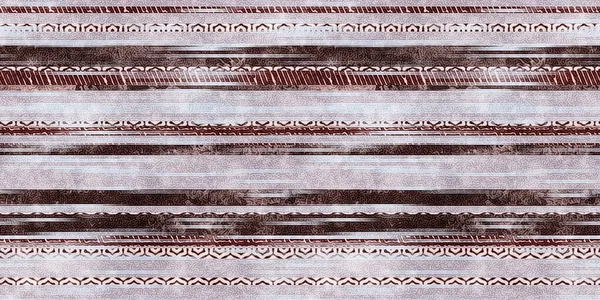 Płynny plemienny etniczny pasek grungy brzegowy wzór powierzchni do druku — Zdjęcie stockowe