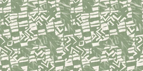 Seamless two tone hand drawn brushed effect pattern border swatch — Stock Photo, Image