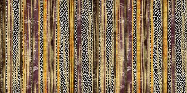 Parmak izi için pürüzsüz kabile etnik çizgileri.