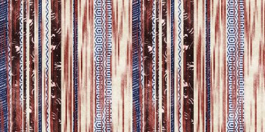 Parmak izi için pürüzsüz kabile etnik çizgileri.