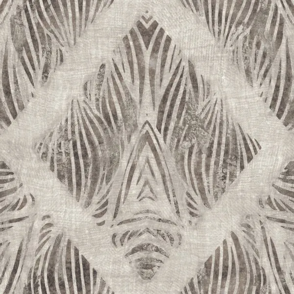无缝制棕褐色的部落中性地毯图案的表面图案设计 — 图库照片