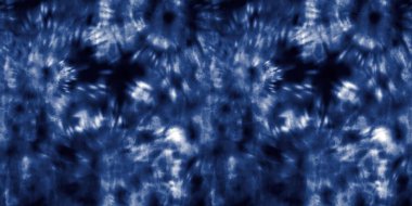 Kusursuz çivit mavisi kravat boyası 1970 'lerin funky hippi yineleme desen örneği yüzey tasarımı ve baskısı için