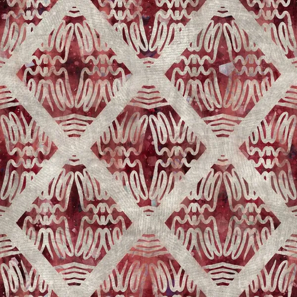Motivo de alfombra de damasco étnico tribal sin costuras para el diseño y la impresión de patrones de superficie — Foto de Stock