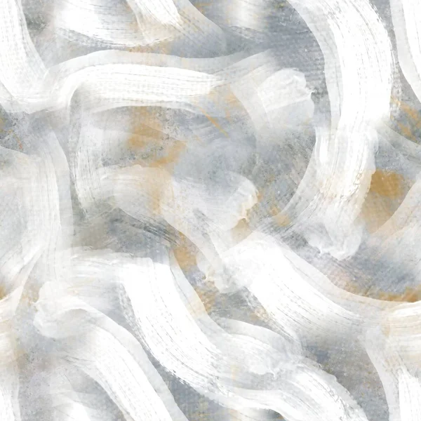 Nahtlos neutrales und weißes Grungy klassisches abstraktes Oberflächenmuster für den Druck. — Stockfoto